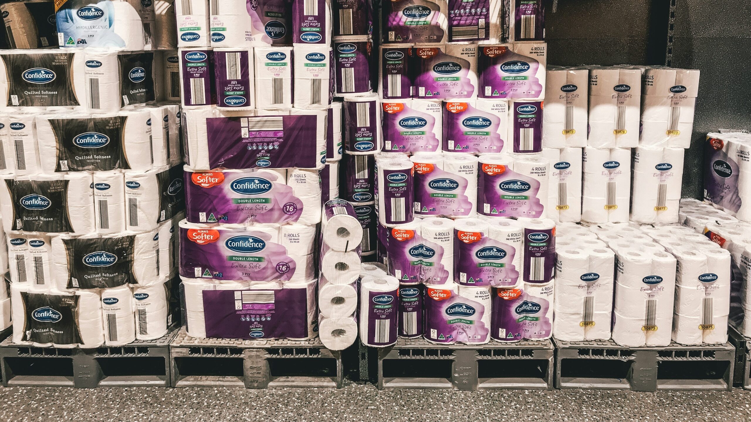 Toiletpaper are some paper household essentials