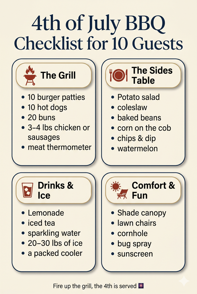 4th of july essentials